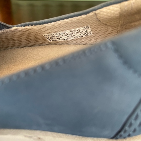 Dansko Laraine Slip On Sneaker (Women) - Blue Waterproof Nubuck - Picture 6 of 10